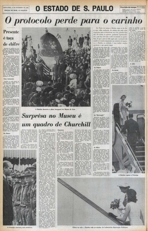 Jornal O Estado de São Paulo de 08/11/1968.