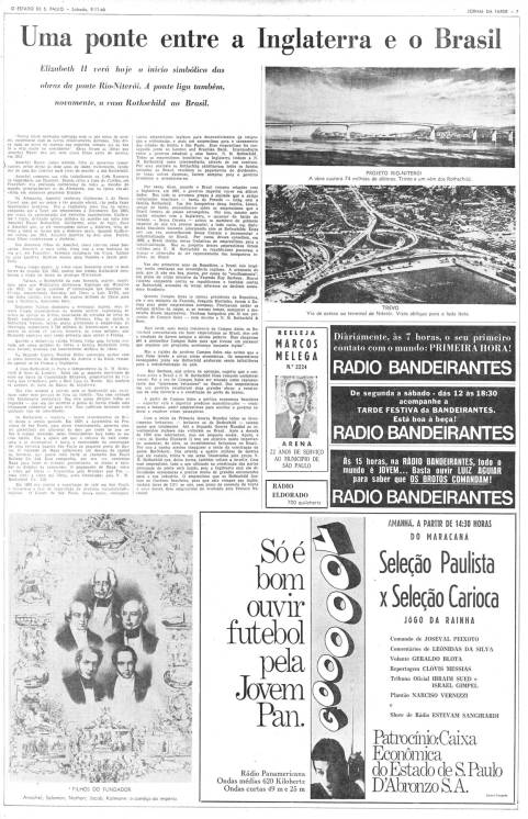 Jornal o Estado de São Paulo de 09/ 11/ 1968.