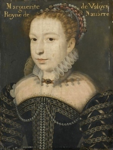 Margarida de Valois aos 19 anos, por FranÃ§ois Clouet. 